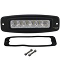 Race Sport Lighting 7.5 inch Oval Flush Mount Mini LED Flood Beam Auxiliary Light 10-30VDC 5LEDMINI